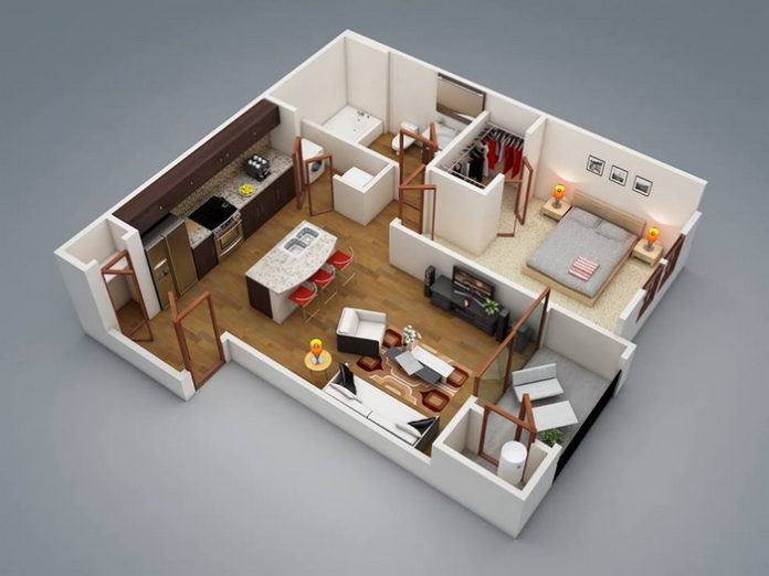 50-plans-en-3d-d-appartement-avec-1-chambres